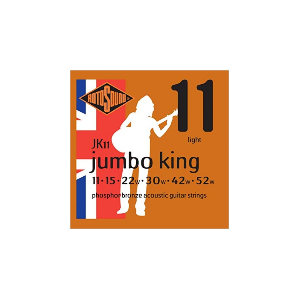 32096 CUERDA DE ACUSTICA ROTOSOUND 0.10 JUMBO KING PHOSPOHOR BRONZE - Imagen 1