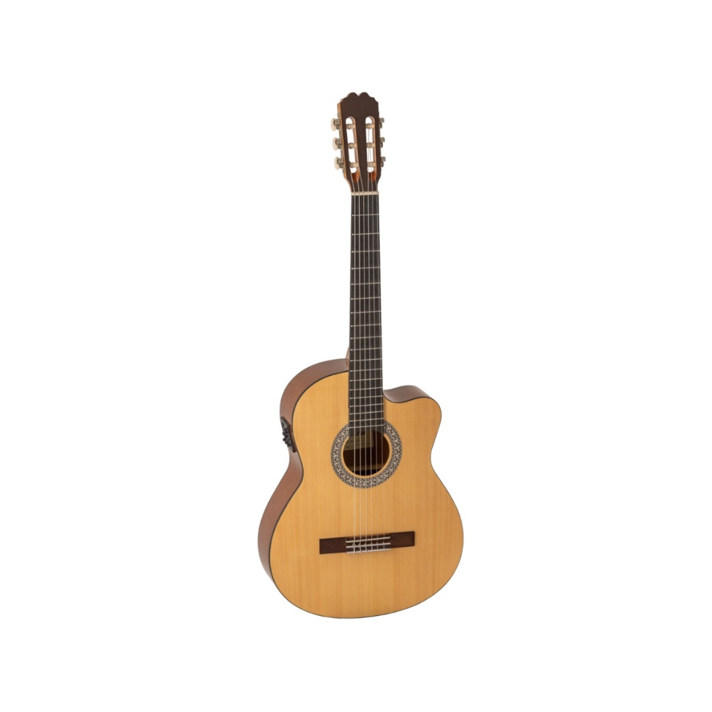 24540 GUITARRA CRIOLLA ADMIRA C/CORTE C/MICROFONO ALBA - Imagen 1